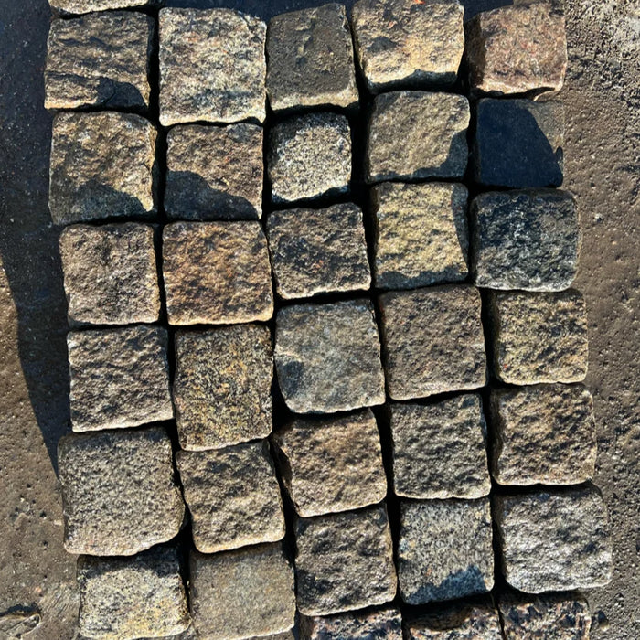 Chaussesten Mix i nye/slidte sten