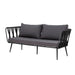 Pavone Sofa Sort Metal