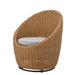 Roccas Loungestol Brun Polyrattan