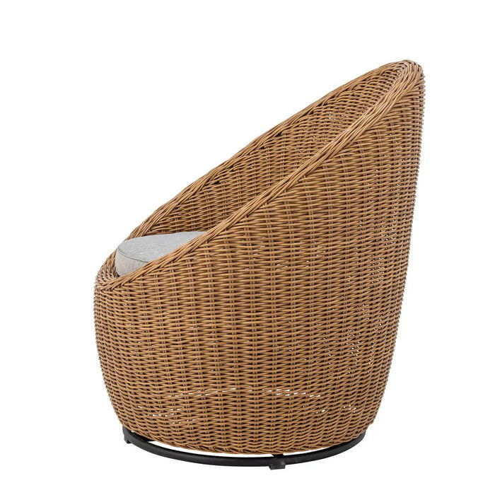 Roccas Loungestol Brun Polyrattan