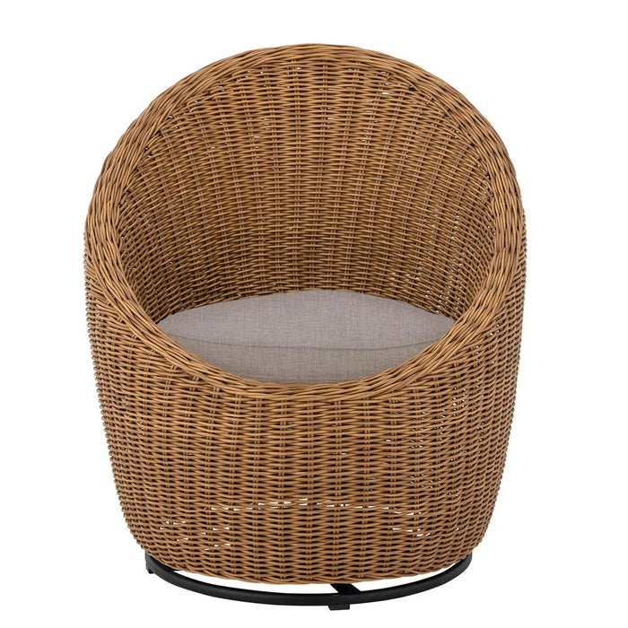 Roccas Loungestol Brun Polyrattan